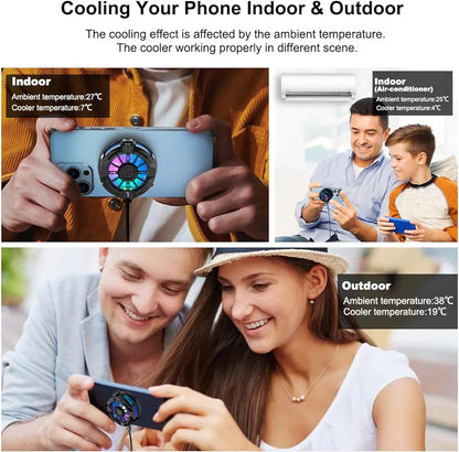 Magnetic Radiator Cooling Pad Mobile Phone